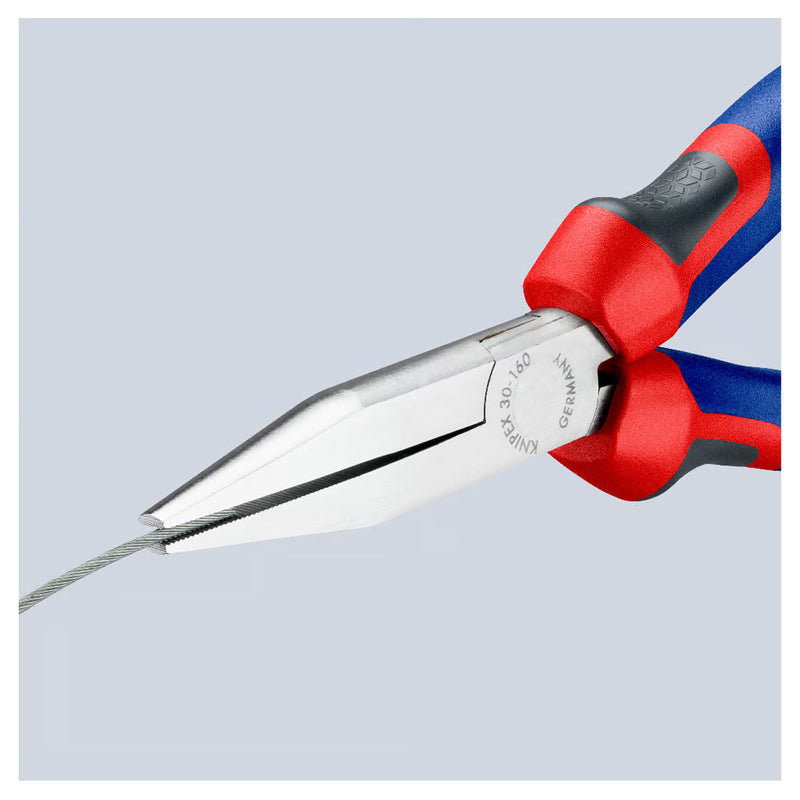 Kìm kẹp mũi nhọn, hàm phẳng KNIPEX chiều dài từ 140mm - 160mm, mạ chrome
