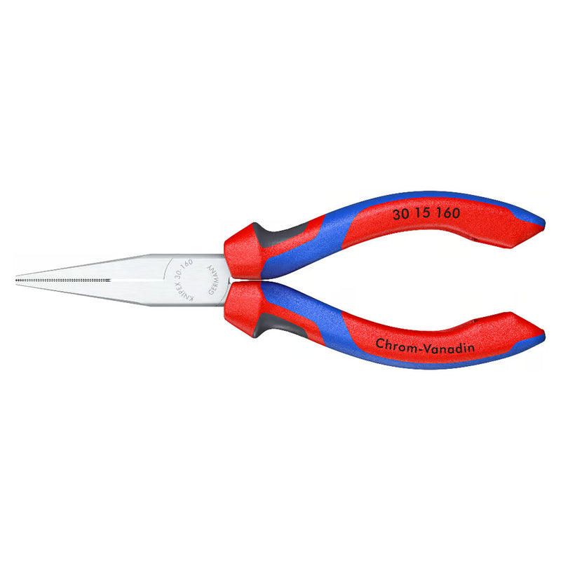 Kìm kẹp mũi nhọn, hàm phẳng KNIPEX chiều dài từ 140mm - 160mm, mạ chrome