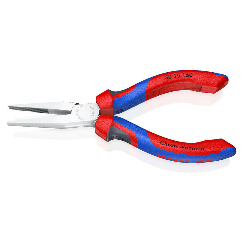 Kìm kẹp mũi nhọn, hàm phẳng KNIPEX chiều dài từ 140mm - 160mm, mạ chrome