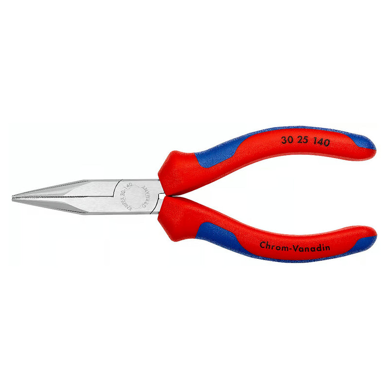 Kìm kẹp mũi nhọn, hàm bán nguyệt KNIPEX chiều dài từ 140mm - 160mm, mạ chrome
