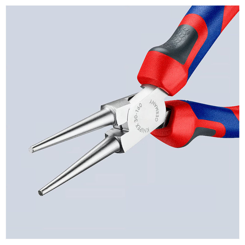 Kìm kẹp mũi nhọn, hàm tròn KNIPEX chiều dài từ 140mm - 160mm, mạ chrome