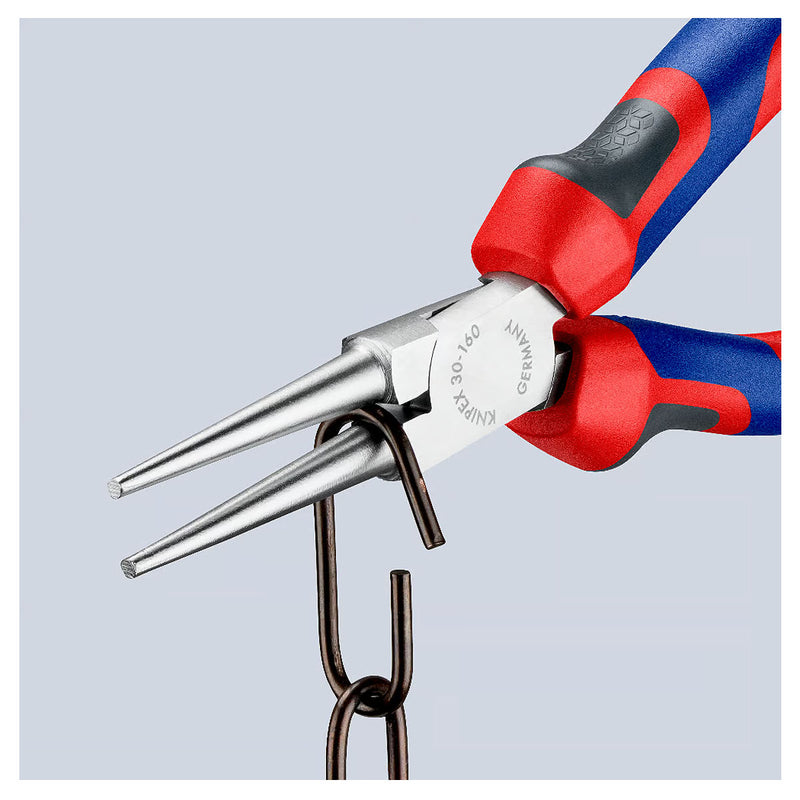 Kìm kẹp mũi nhọn, hàm tròn KNIPEX chiều dài từ 140mm - 160mm, mạ chrome