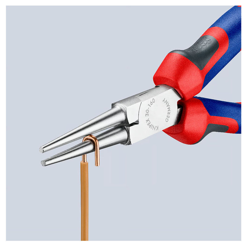 Kìm kẹp mũi nhọn, hàm tròn KNIPEX chiều dài từ 140mm - 160mm, mạ chrome