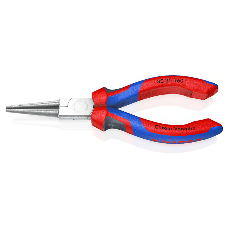 Kìm kẹp mũi nhọn, hàm tròn KNIPEX chiều dài từ 140mm - 160mm, mạ chrome
