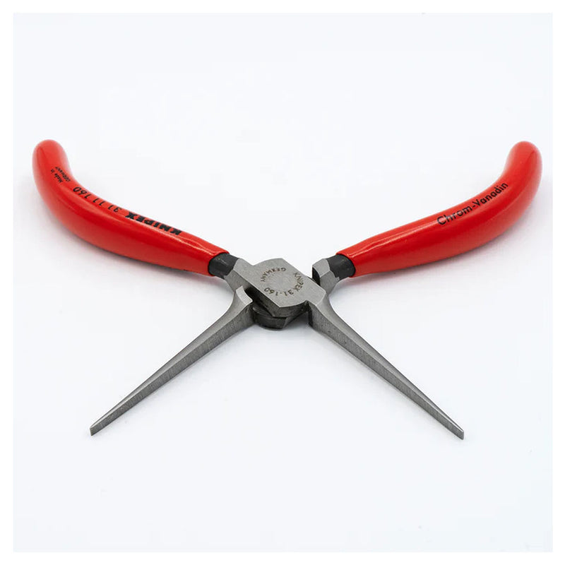 Kìm kẹp mũi kim KNIPEX 31 11 160 chiều dài 160mm, mạ đen nhám tay cầm bọc nhựa kháng dầu mở