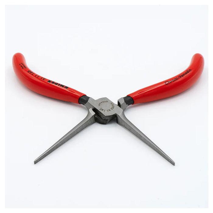 Kìm kẹp mũi kim KNIPEX 31 11 160 chiều dài 160mm, mạ đen nhám tay cầm bọc nhựa kháng dầu mở