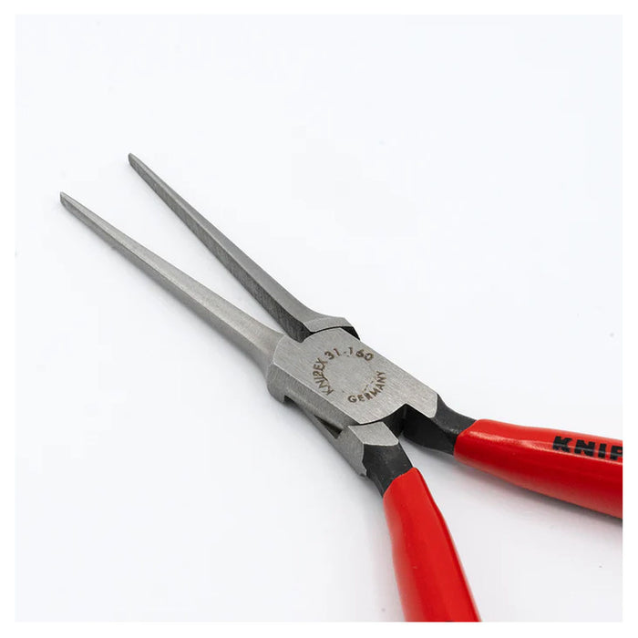 Kìm kẹp mũi kim KNIPEX 31 11 160 chiều dài 160mm, mạ đen nhám tay cầm bọc nhựa kháng dầu mở