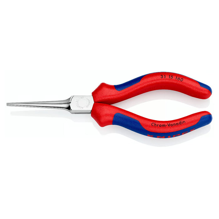 Kìm kẹp mũi kim KNIPEX 31 15 160 chiều dài 160mm, mạ chrome