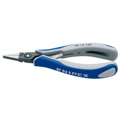 Kìm kẹp linh kiện điện tử, hàm kẹp phẳng trơn KNIPEX 34 12 130 chiều dài 135mm