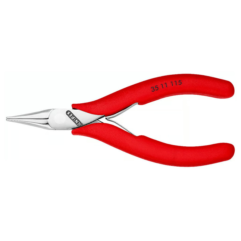 Kìm kẹp linh kiện điện tử, hàm kẹp phẳng trơn KNIPEX 35 11 115 chiều dài 115mm