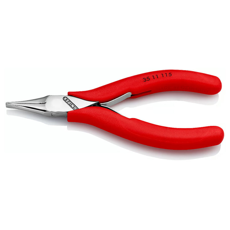 Kìm kẹp linh kiện điện tử, hàm kẹp phẳng trơn KNIPEX 35 11 115 chiều dài 115mm