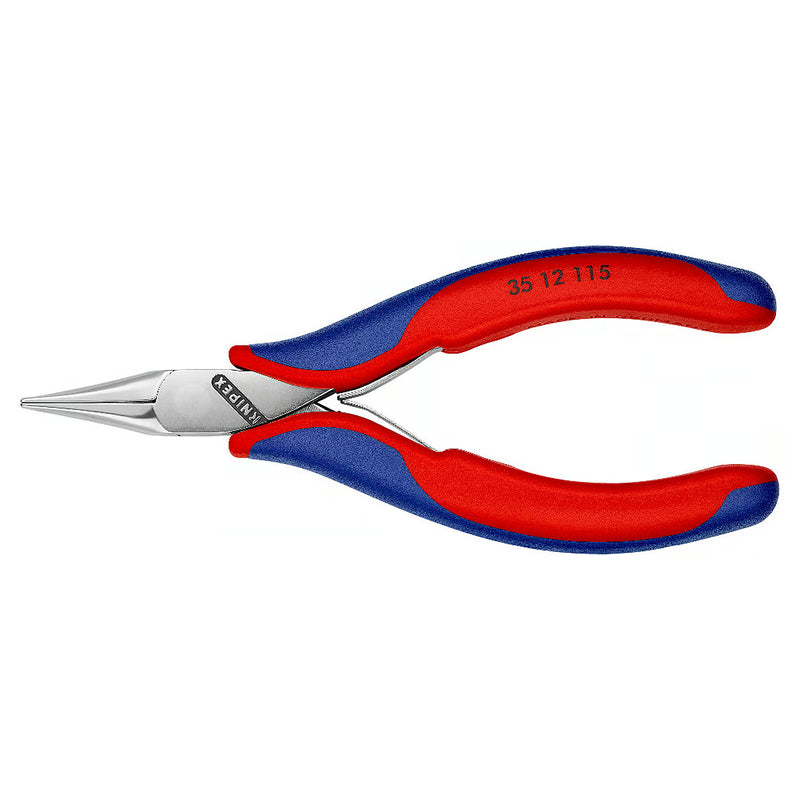 Kìm kẹp linh kiện điện tử, hàm kẹp phẳng trơn KNIPEX 35 12 115 chiều dài 115mm
