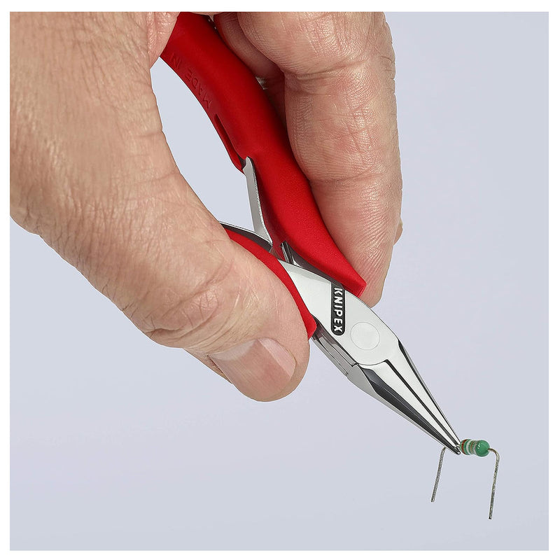 Kìm kẹp linh kiện điện tử, hàm kẹp bán nguyệt trơn KNIPEX 35 21 115 chiều dài 115mm
