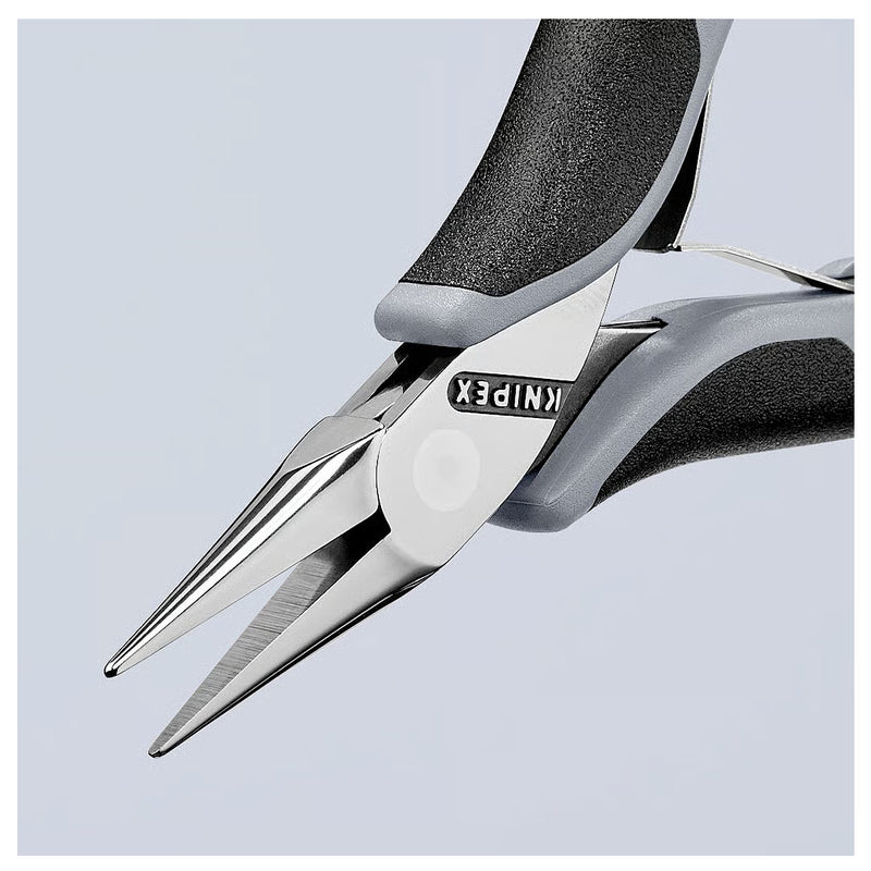 Kìm kẹp linh kiện điện tử chống tĩnh điện, hàm kẹp bán nguyệt trơn KNIPEX 35 22 115 ESD chiều dài 115mm