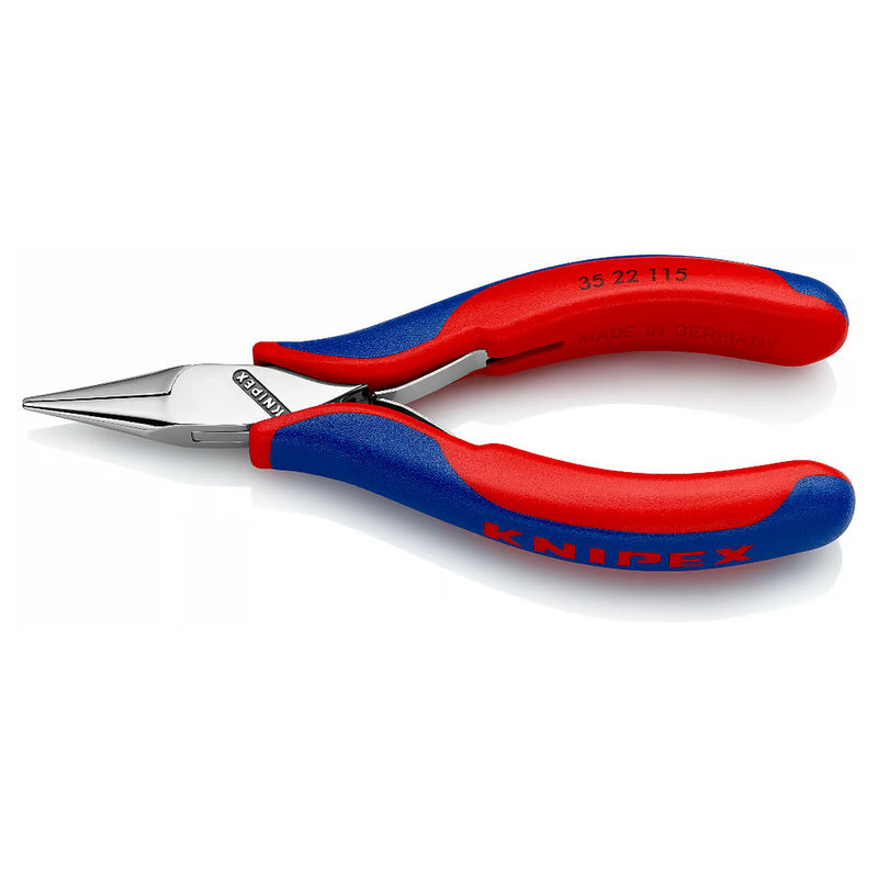 Kìm kẹp linh kiện điện tử, hàm kẹp bán nguyệt trơn KNIPEX 35 22 115 chiều dài 115mm