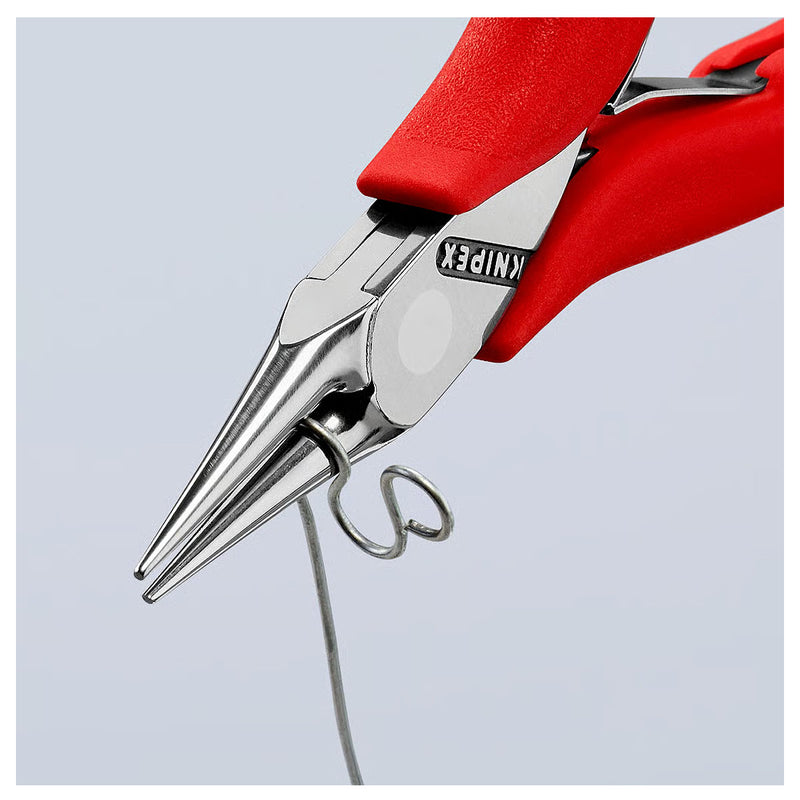 Kìm kẹp linh kiện điện tử, hàm kẹp tròn trơn KNIPEX 35 31 115 chiều dài 115mm