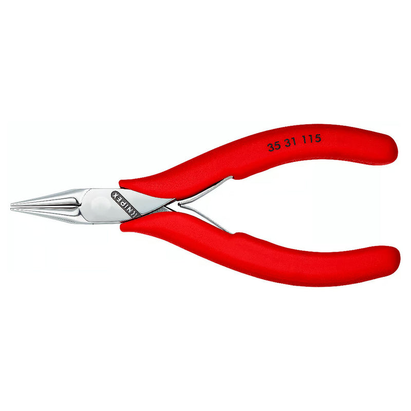 Kìm kẹp linh kiện điện tử, hàm kẹp tròn trơn KNIPEX 35 31 115 chiều dài 115mm