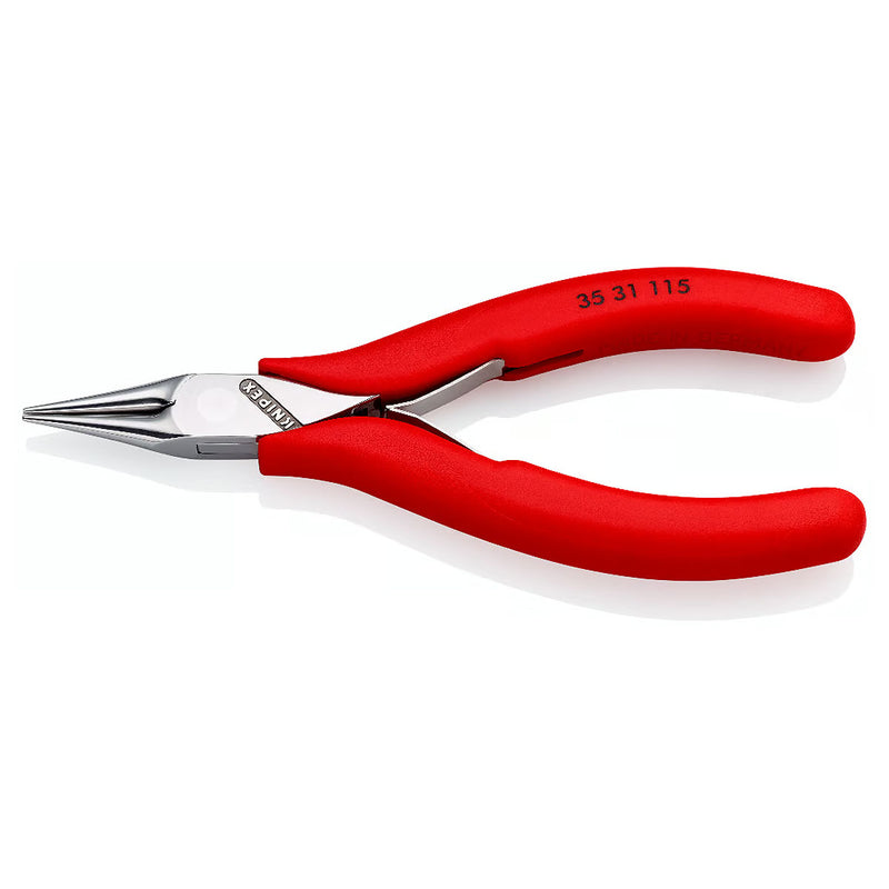 Kìm kẹp linh kiện điện tử, hàm kẹp tròn trơn KNIPEX 35 31 115 chiều dài 115mm