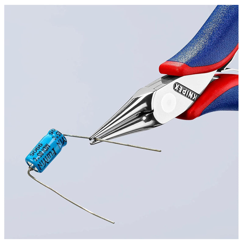 Kìm kẹp linh kiện điện tử, hàm kẹp tròn trơn KNIPEX 35 32 115 chiều dài 115mm