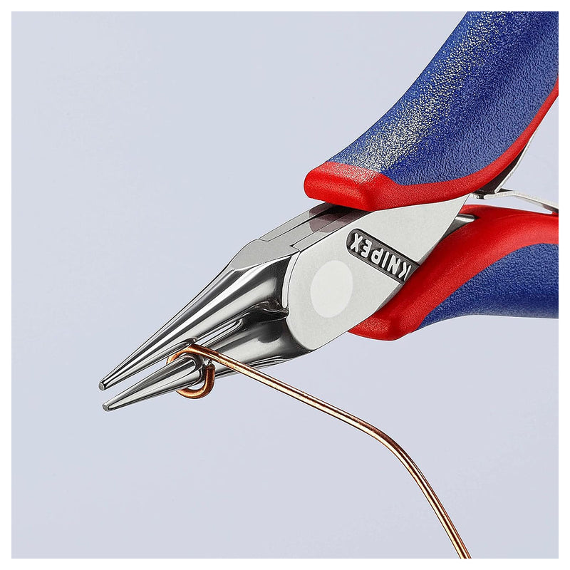 Kìm kẹp linh kiện điện tử, hàm kẹp tròn trơn KNIPEX 35 32 115 chiều dài 115mm