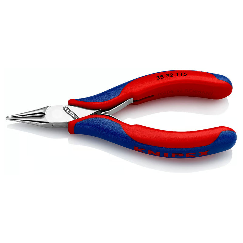 Kìm kẹp linh kiện điện tử, hàm kẹp tròn trơn KNIPEX 35 32 115 chiều dài 115mm