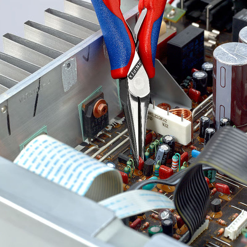 Kìm kẹp linh kiện điện tử, hàm kẹp phẳng trơn KNIPEX 35 52 145 chiều dài 145mm