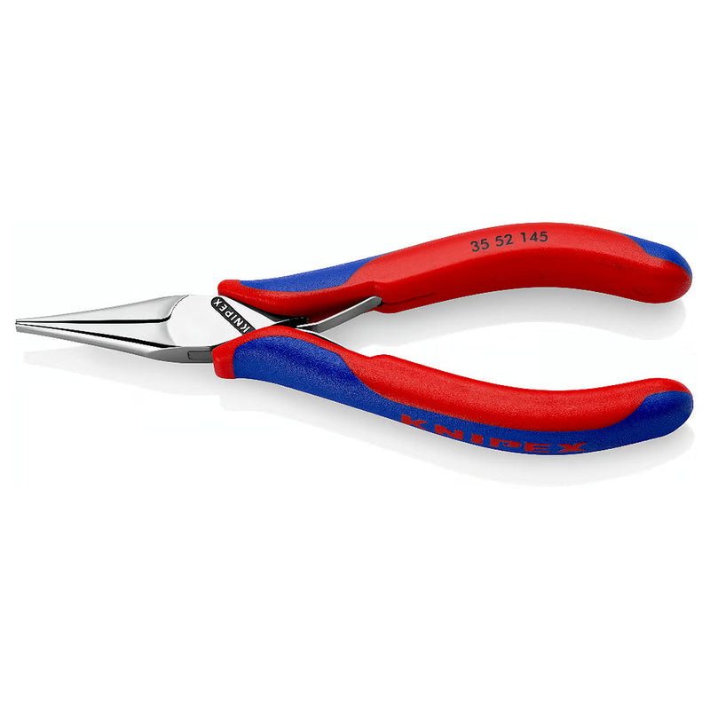 Kìm kẹp linh kiện điện tử, hàm kẹp phẳng trơn KNIPEX 35 52 145 chiều dài 145mm