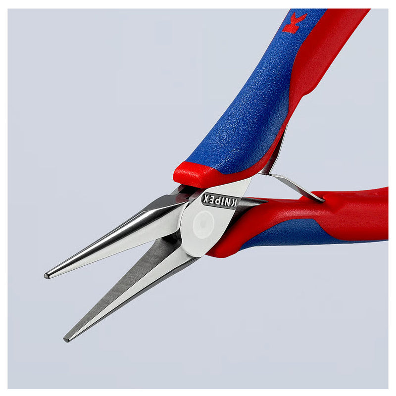 Kìm kẹp linh kiện điện tử, hàm kẹp bán nguyệt trơn KNIPEX 35 62 145 chiều dài 145mm