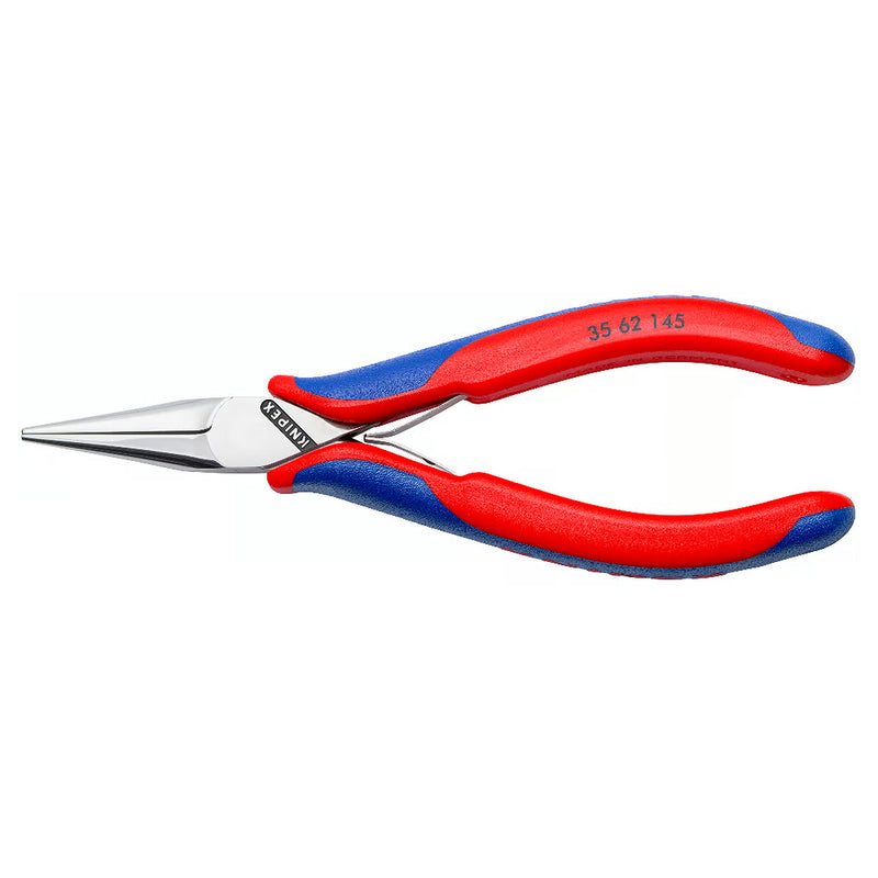 Kìm kẹp linh kiện điện tử, hàm kẹp bán nguyệt trơn KNIPEX 35 62 145 chiều dài 145mm