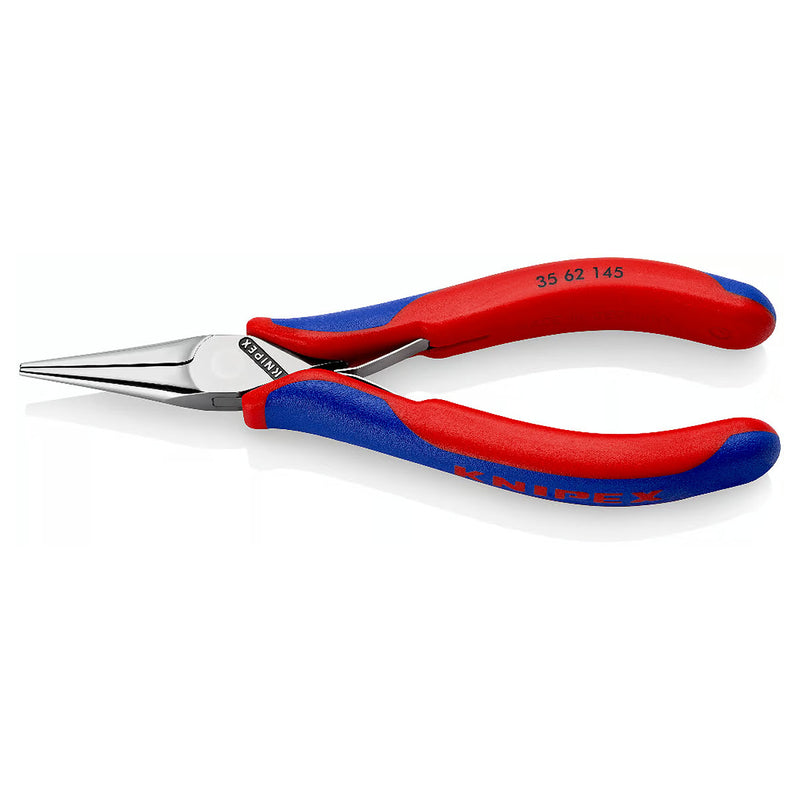 Kìm kẹp linh kiện điện tử, hàm kẹp bán nguyệt trơn KNIPEX 35 62 145 chiều dài 145mm