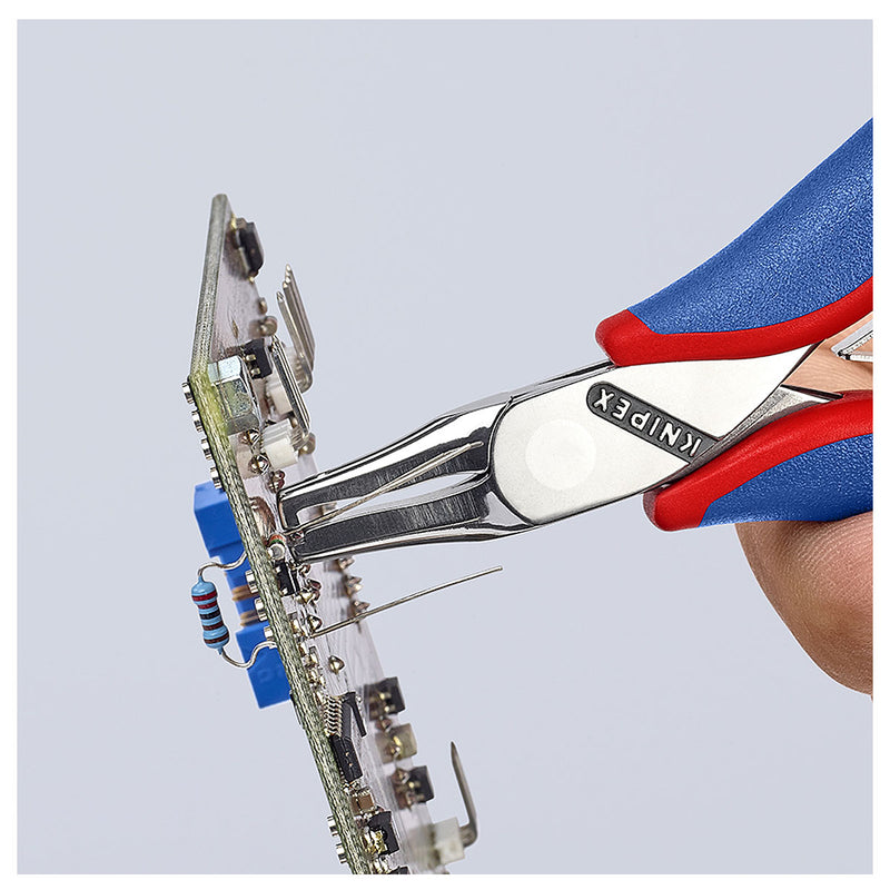 Kìm cắt, kẹp, uốn linh kiện điện tử KNIPEX 36 32 125 chiều dài 125mm, khả năng cắt 1.0mm