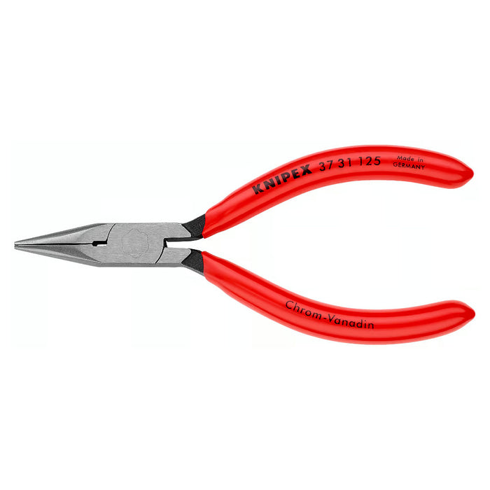 Kìm kẹp, uốn vật liệu chi tiết nhỏ hàm bán nguyệt KNIPEX chiều dài 125mm, tay cầm bọc nhựa kháng dầu mở