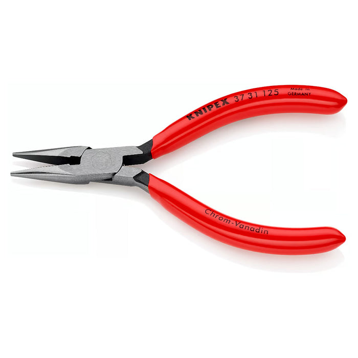 Kìm kẹp, uốn vật liệu chi tiết nhỏ hàm bán nguyệt KNIPEX chiều dài 125mm, tay cầm bọc nhựa kháng dầu mở