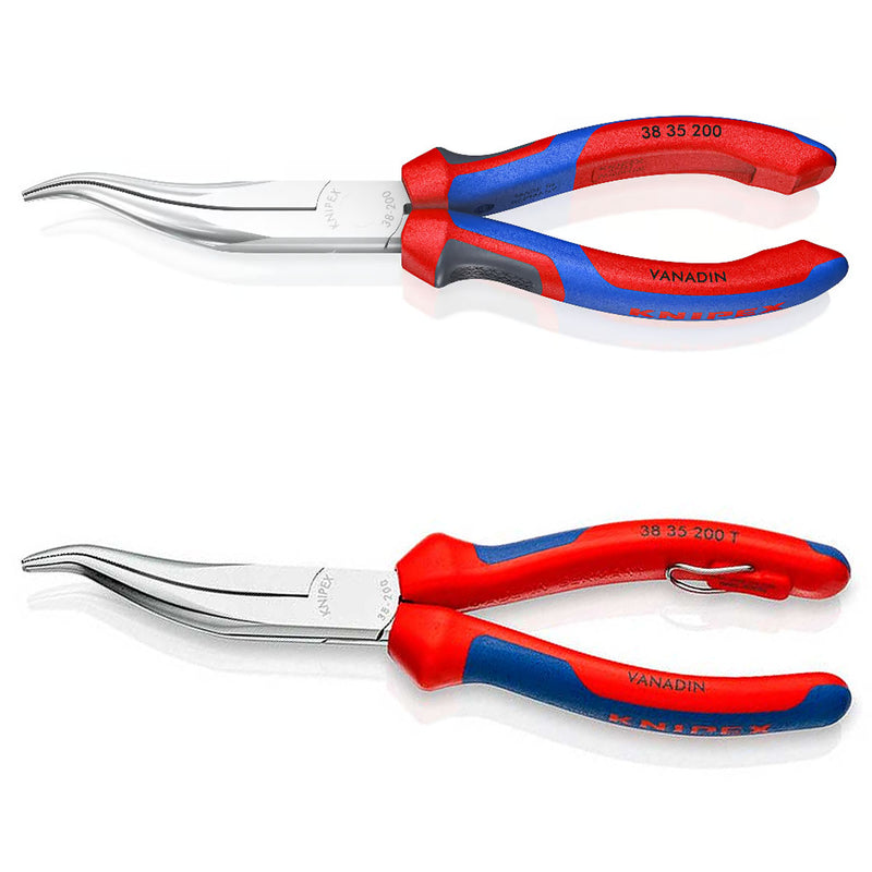 Kìm nhọn, mũi cong KNIPEX chiều dài 200mm, mạ chrome