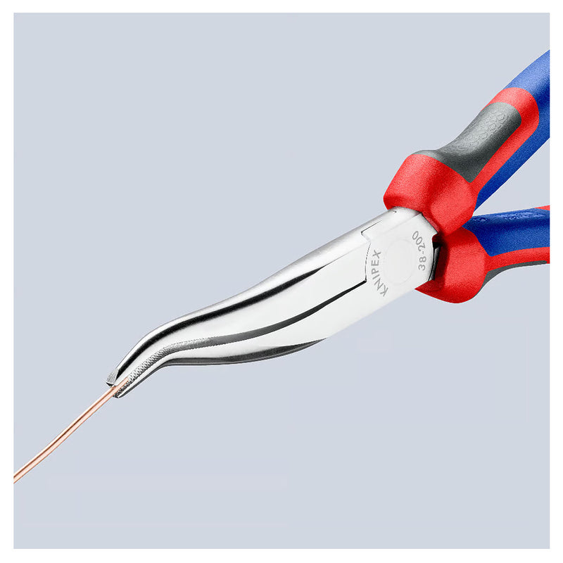 Kìm nhọn, mũi cong KNIPEX chiều dài 200mm, mạ chrome