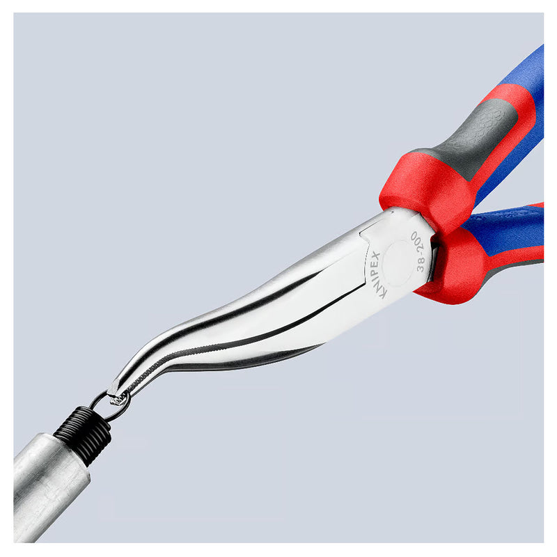 Kìm nhọn, mũi cong KNIPEX chiều dài 200mm, mạ chrome