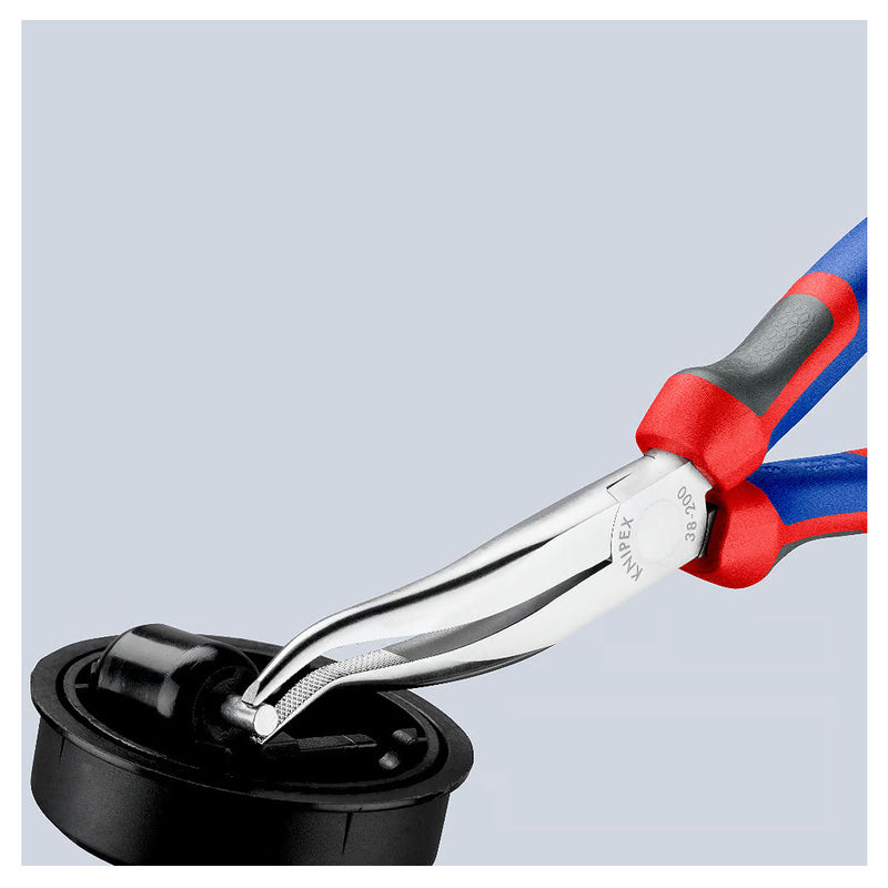 Kìm nhọn, mũi cong KNIPEX chiều dài 200mm, mạ chrome