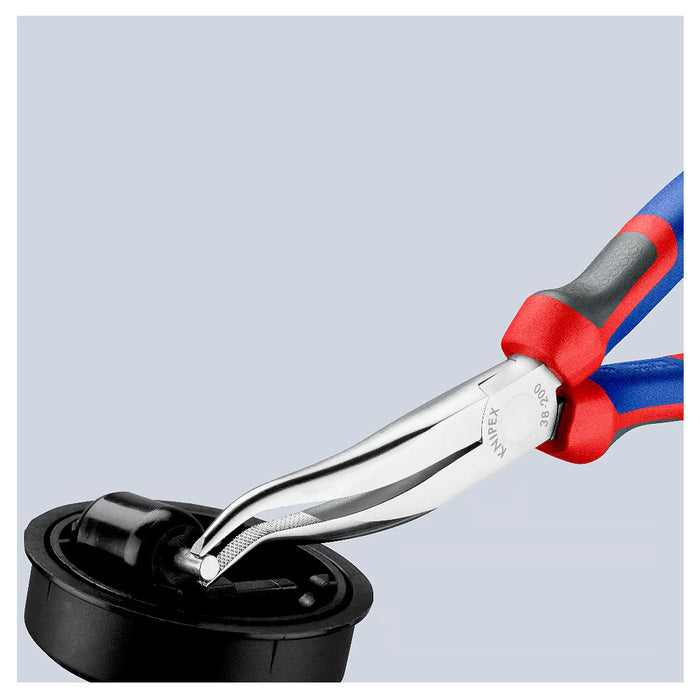 Kìm nhọn, mũi cong KNIPEX chiều dài 200mm, mạ chrome