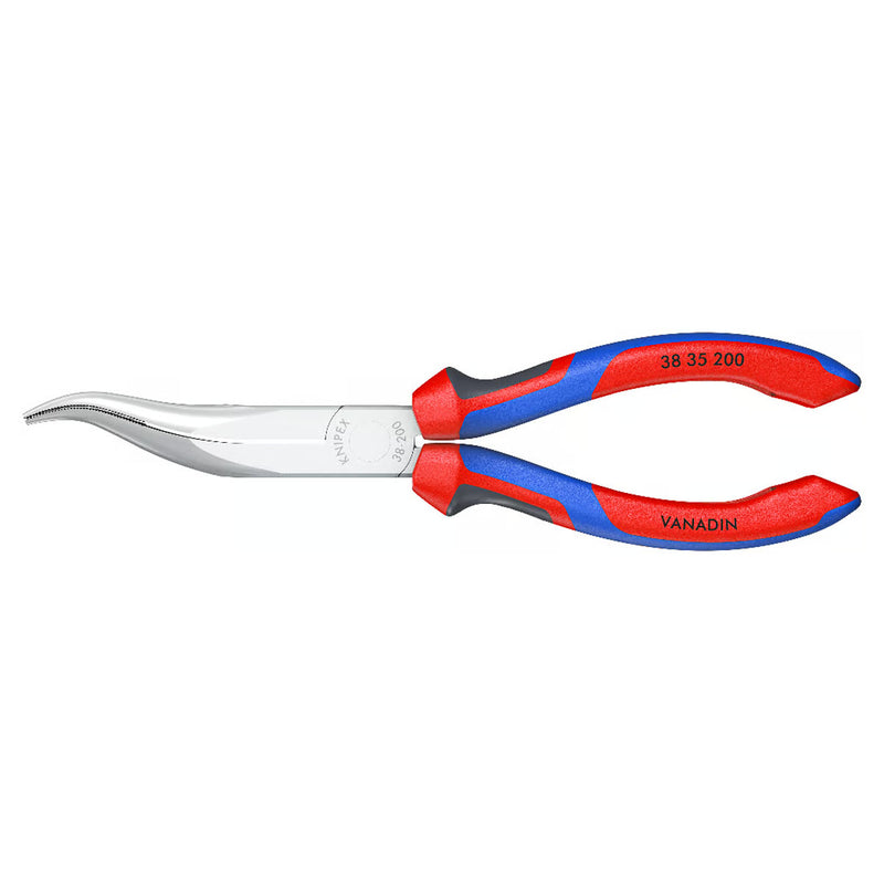 Kìm nhọn, mũi cong KNIPEX chiều dài 200mm, mạ chrome