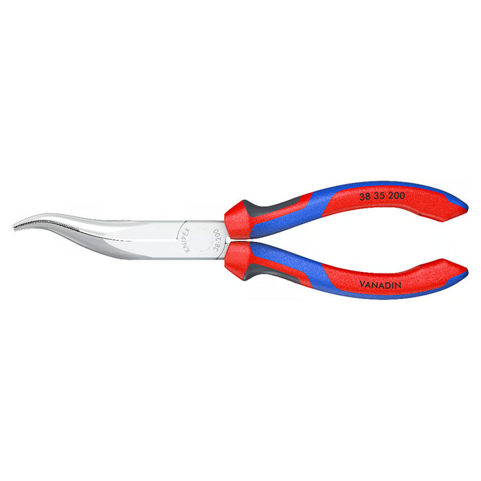 Kìm nhọn, mũi cong KNIPEX chiều dài 200mm, mạ chrome