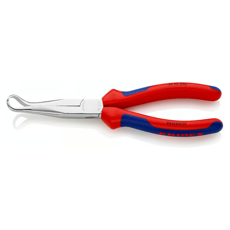 Kìm nhọn, mũi vành khuyên chuyên dùng rút dây KNIPEX 38 95 200 chiều dài 200mm, mạ chrome