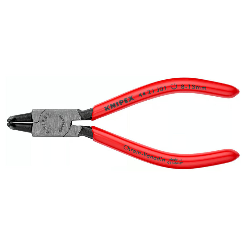 Kìm mở phe trong, đầu mũi cong 90° KNIPEX chiều dài từ 130mm - 300mm, khả năng mở phe từ Ø8mm - Ø140mm,mạ đen nhám tay cầm bọc nhựa kháng dầu mở