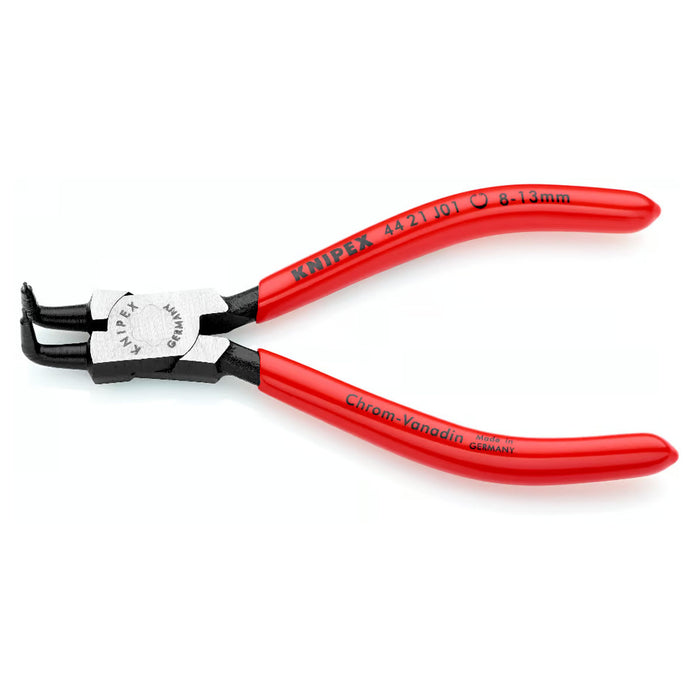 Kìm mở phe trong, đầu mũi cong 90° KNIPEX chiều dài từ 130mm - 300mm, khả năng mở phe từ Ø8mm - Ø140mm,mạ đen nhám tay cầm bọc nhựa kháng dầu mở