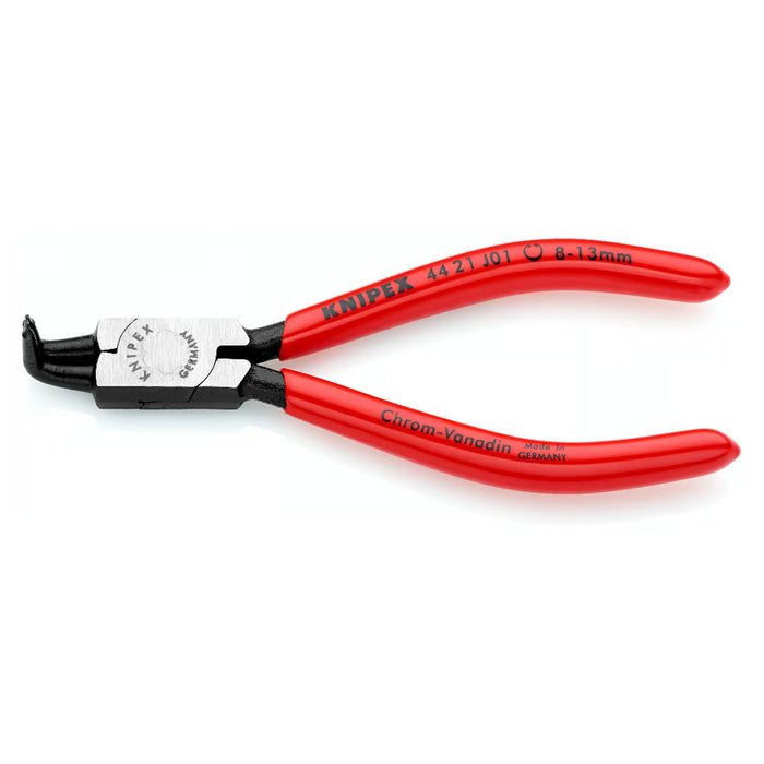 Kìm mở phe trong, đầu mũi cong 90° KNIPEX chiều dài từ 130mm - 300mm, khả năng mở phe từ Ø8mm - Ø140mm,mạ đen nhám tay cầm bọc nhựa kháng dầu mở