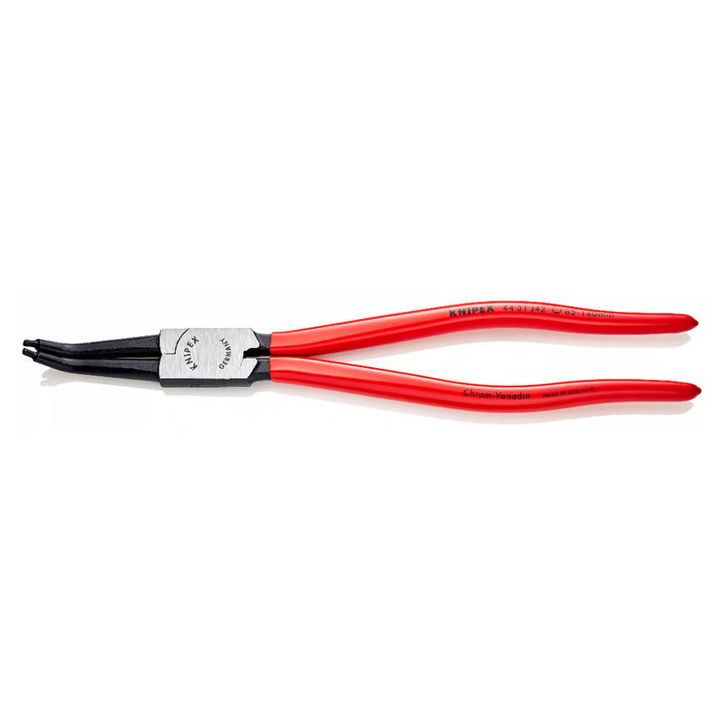 Kìm mở phe trong, đầu mũi cong 45° KNIPEX chiều dài từ 140mm - 310mm, khả năng mở phe từ Ø8mm - Ø140mm, mạ đen nhám tay cầm bọc nhựa kháng dầu mở