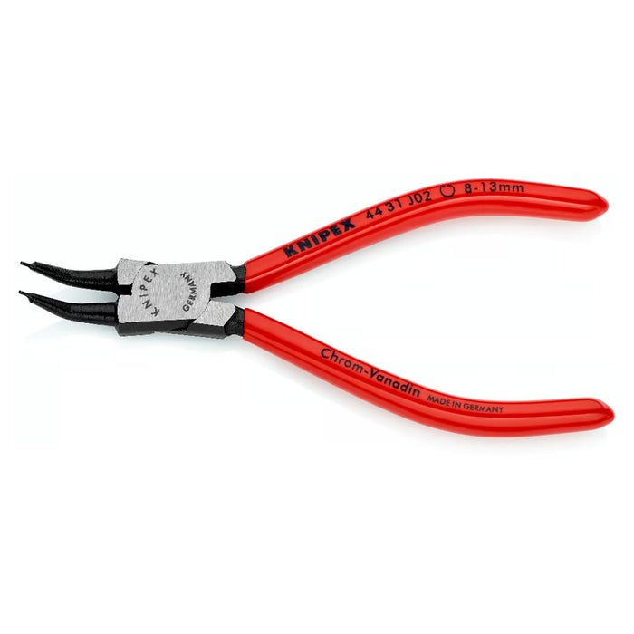 Kìm mở phe trong, đầu mũi cong 45° KNIPEX chiều dài từ 140mm - 310mm, khả năng mở phe từ Ø8mm - Ø140mm, mạ đen nhám tay cầm bọc nhựa kháng dầu mở