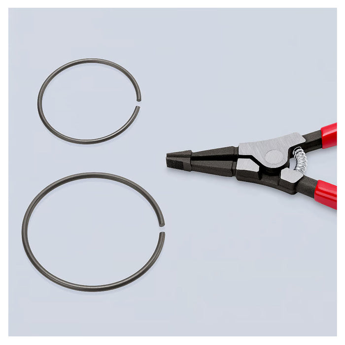 Kìm mở phe ngoài dạng móng ngựa KNIPEX 45 11 170 chiều dài 170mm, mạ đen nhám, tay cầm bọc nhựa kháng dầu mở