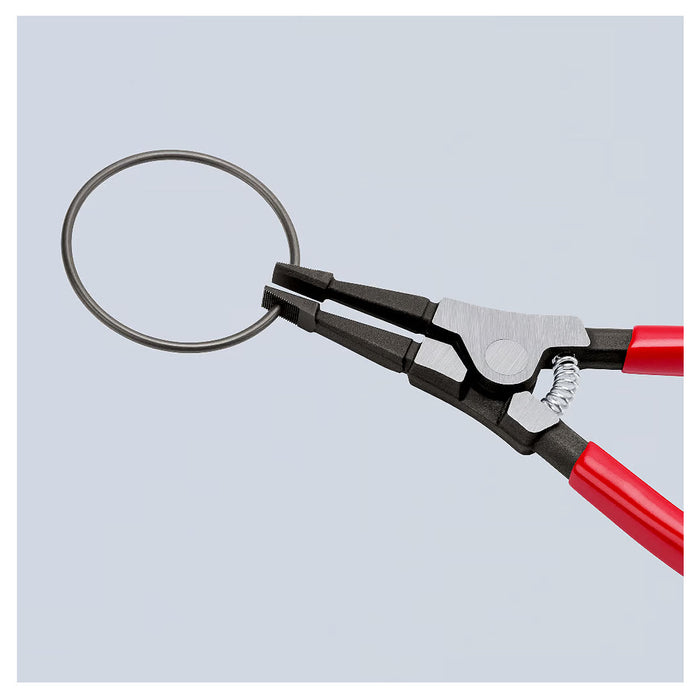 Kìm mở phe ngoài dạng móng ngựa KNIPEX 45 11 170 chiều dài 170mm, mạ đen nhám, tay cầm bọc nhựa kháng dầu mở