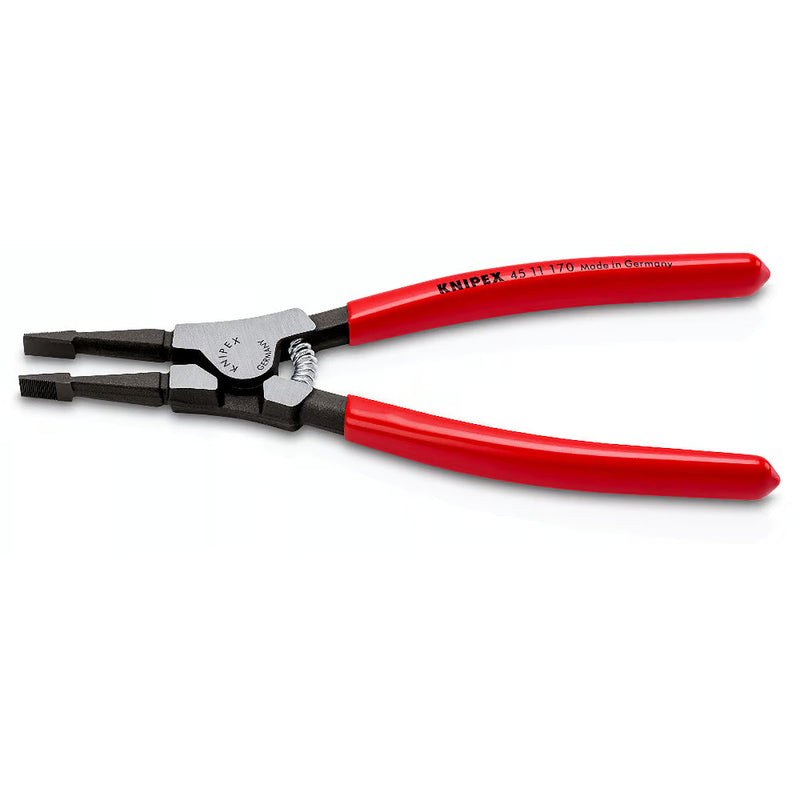 Kìm mở phe ngoài dạng móng ngựa KNIPEX 45 11 170 chiều dài 170mm, mạ đen nhám, tay cầm bọc nhựa kháng dầu mở