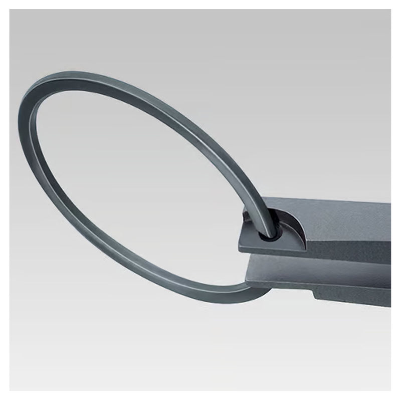 Kìm mở phe ngoài dạng móng ngựa, góc vát đầu kìm 30° KNIPEX 45 21 200 chiều dài 220mm, mạ đen nhám, tay cầm bọc nhựa kháng dầu mở